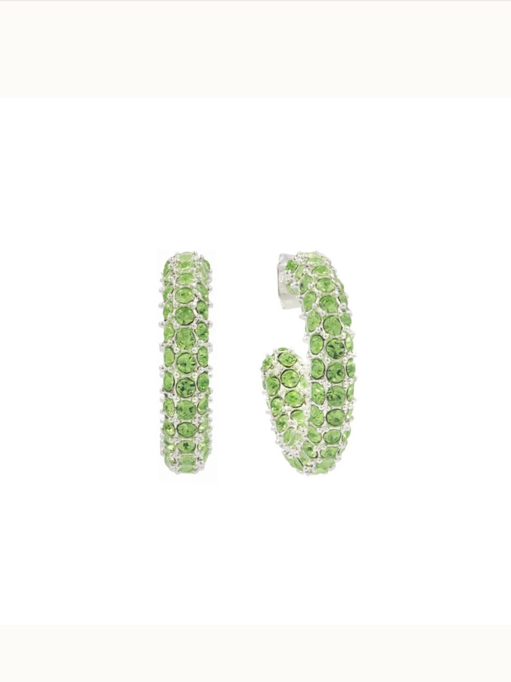 Lisa Gozlan // Bold Crystal Hoops